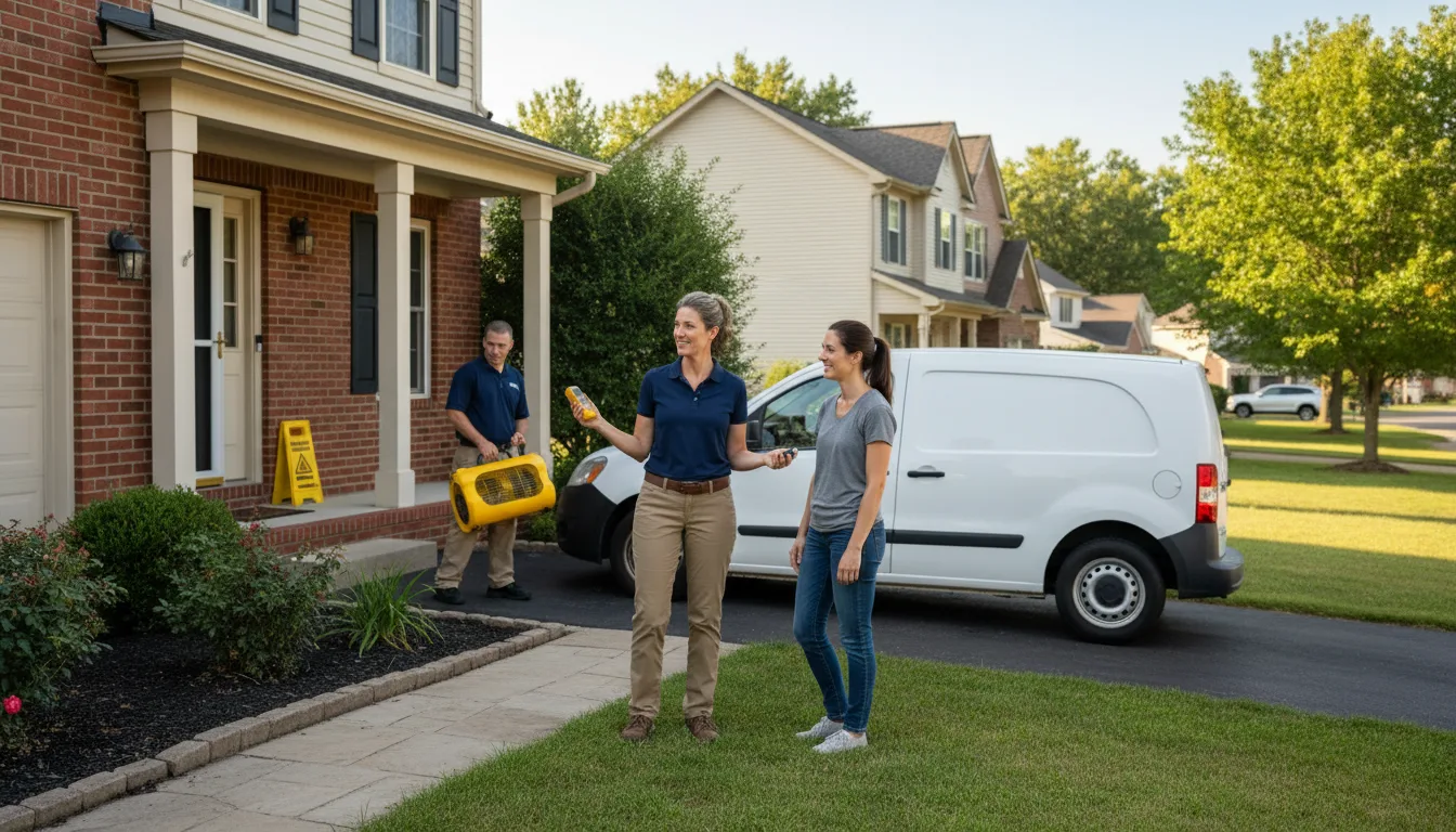 Water restoration image for Water Damage & Restoration Services in Katy, TX